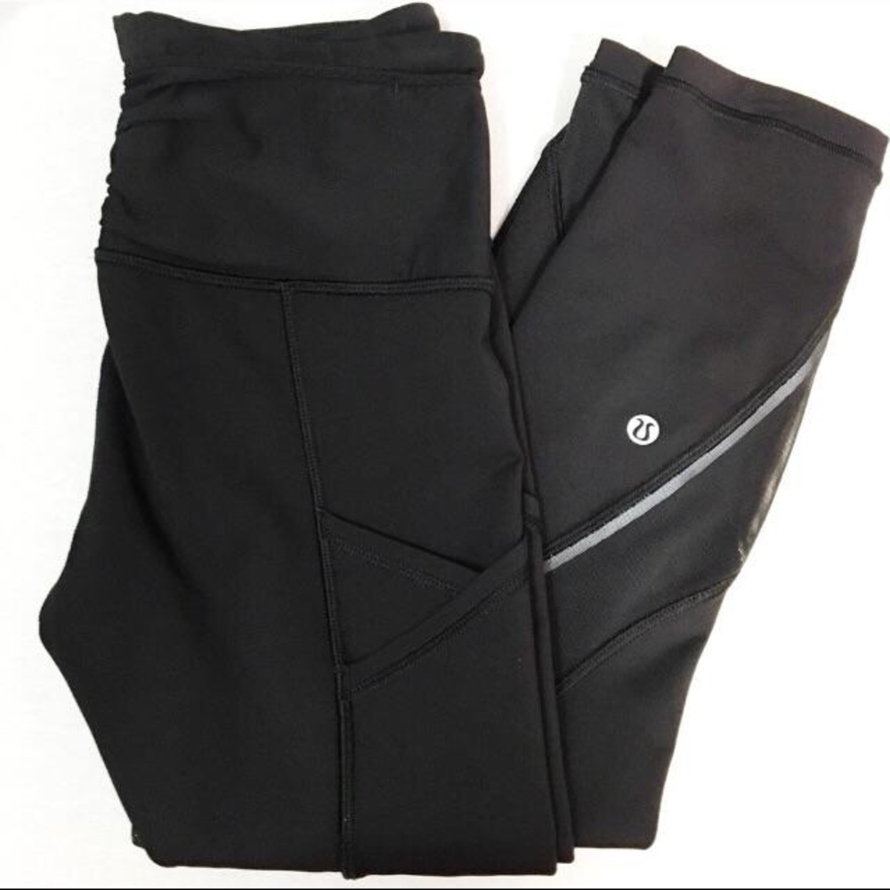 Lululemon Reflective Mesh Leggings